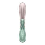 Смарт вібратор-кролик із підігрівом Satisfyer Hot Lover Green - Зображення 5