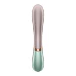 Смарт вібратор-кролик із підігрівом Satisfyer Hot Lover Green - Зображення 4