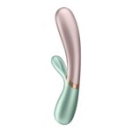 Смарт вібратор-кролик із підігрівом Satisfyer Hot Lover Green - Зображення 3