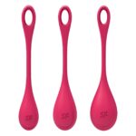 Набір йоні намистин Satisfyer Yoni Power 1 Red, діаметр 2-2,5-3см, вага 22-46-74гр - Зображення 4