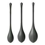 Набір йоні намистин Satisfyer Yoni Power 2 Black, діаметр 2-2,5-3см, маса 22-44-73 г - Зображення 2