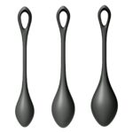 Набір йоні намистин Satisfyer Yoni Power 2 Black, діаметр 2-2,5-3см, маса 22-44-73 г - Зображення 3