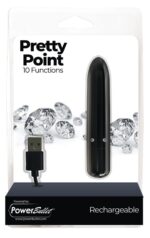 Віброкуля PowerBullet - Pretty Point Rechargeable Bullet Black - Зображення 6