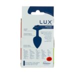 Металева анальна пробка Lux Active з трояндою - Rose Anal Plug - Black, віброкуля в подарунок - Зображення 6