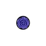 Металева анальна пробка Lux Active з трояндою - Rose Anal Plug - Purple, віброкуля в подарунок - Зображення 3