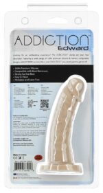 Вигнутий фалоімітатор на присосці ADDICTION — Edward 6″ Curved Dong, віброкуля в подарунок - Зображення 6