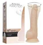 Фалоімітатор з вібрацією та ротацією Naked ADDICTION James 8″ Rotating & Vibrating Dong, пульт ДК - Зображення 7