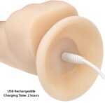Фалоімітатор з вібрацією та ротацією Naked ADDICTION James 8″ Rotating & Vibrating Dong, пульт ДК - Зображення 5