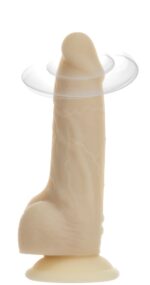 Фалоімітатор з вібрацією та ротацією Naked ADDICTION Chris 7″ Rotating & Vibrating Dong, пульт ДК - Зображення 9