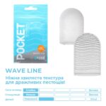 Мастурбатор TENGA Pocket Wave Line - Зображення 3