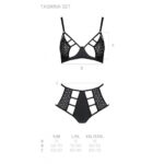 Розпродаж!!! Комплект з екошкіри Passion Tamaris Set black S/M, бюстгальтер та трусики - Зображення 5
