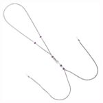 Прикраса для сосків Art of Sex - Nipple Clamps Arrow, колір фіолетовий - Зображення 3