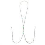 Прикраса для сосків Art of Sex - Nipple Clamps Arrow, колір м'ятний