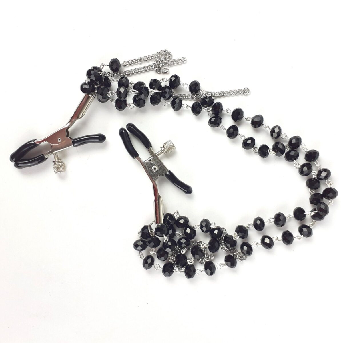 Затискач для сосків Art of Sex - Nipple clamps Sexy Jewelry Black - Зображення 2
