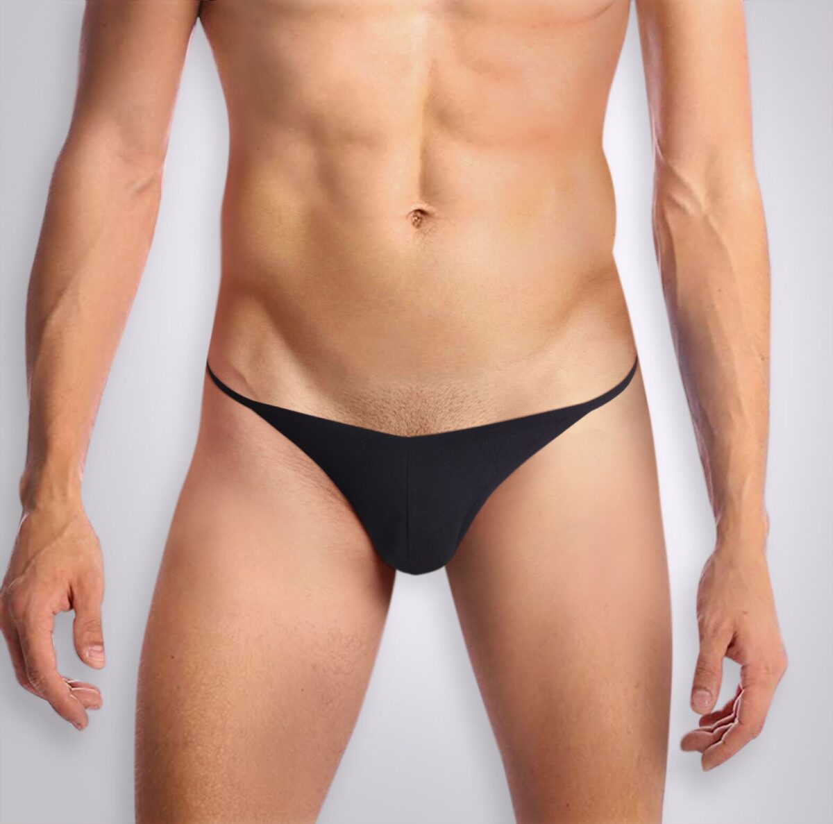 Чоловічі трусики XS-2XL з силіконовою анальною пробкою Art Sex - Sexy Panties plug size S Black - Зображення 2