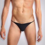 Чоловічі трусики XS-2XL з силіконовою анальною пробкою Art Sex - Sexy Panties plug size S Black - Зображення 2