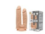 Фалоімітатор подвійний SilexD Double Gusto Flesh (Model 1 size 8" & 7"), двошаровий, силікон + Silex - Зображення 2