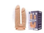 Фалоімітатор подвійний з вібрацією SilexD Double Gusto Flesh Motor (Model 1 size 8" & 7"), двошарови - Зображення 2