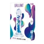 Прозорий фалоімітатор Alive Gallant Jelly Dildo - Зображення 2