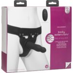 Страпон унісекс Doc Johnson Body Extensions – Be Aroused, вібрація, пульт керування, порожня насадка - Зображення 7