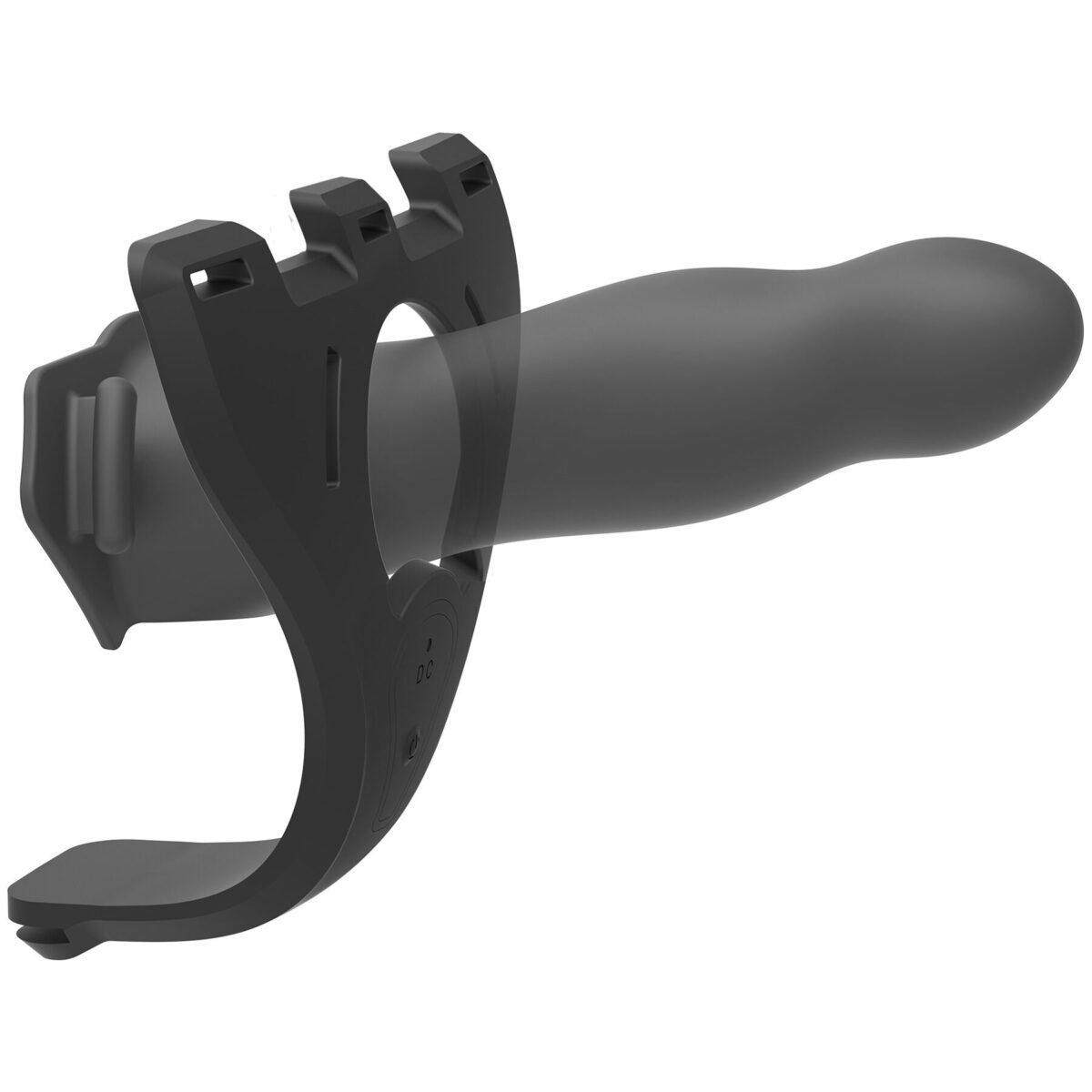 Страпон унісекс Doc Johnson Body Extensions – Be Aroused, вібрація, пульт керування, порожня насадка - Зображення 3