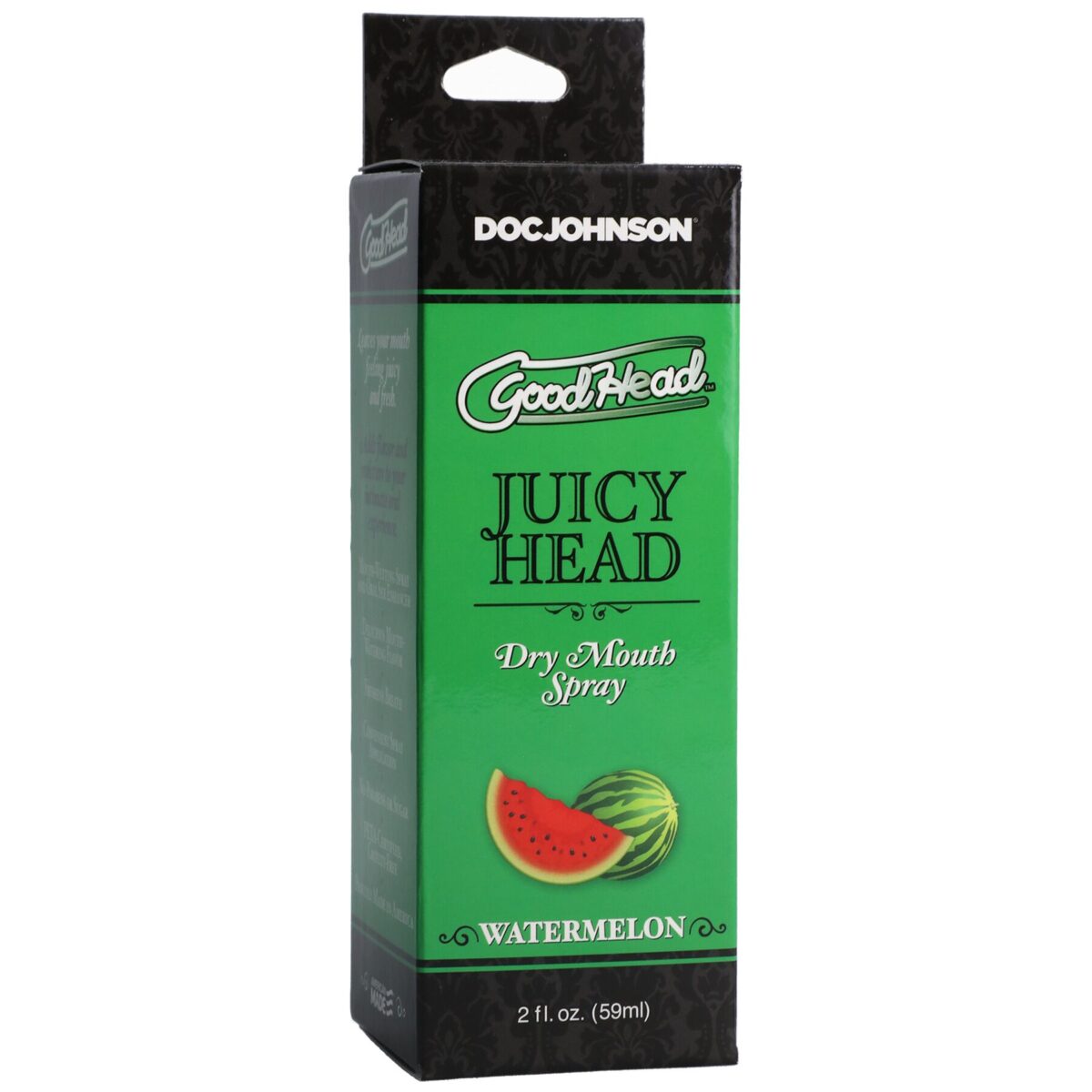 Зволожувальний спрей оральний Doc Johnson GoodHead – Juicy Head Dry Mouth Spray – Watermelon 59мл - Зображення 2