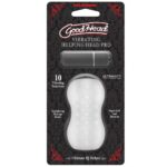 Мастурбатор з віброкулею Doc Johnson GoodHead – Vibrating Helping Head Pro – Frost - Зображення 2