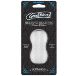 Мастурбатор Doc Johnson GoodHead – Helping Head Pro – Frost - Зображення 2