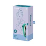 Вакуумний стимулятор із вібрацією Satisfyer Dual Kiss Green - Зображення 5