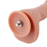 Ультрареалістичний фалоімітатор для секс-машин Hismith 8.3″ 2-layers Silicone Flesh Dildo, 2-шаровий - Зображення 6