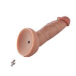 Гіперреалістичний фалоімітатор для секс-машин Hismith Hyper Realistic Silicone Dildo, KlicLok - Зображення 6
