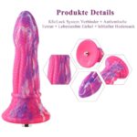 Фалоімітатор для секс-машин Hismith 10.3″ Silicone Monster Dildo Series, KlicLok та присоска - Зображення 2