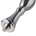 Металевий анальний плаг для секс-машин Hismith Bullet Anal Toy, система KlicLok - Зображення 5