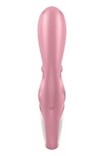 Смарт вібратор-кролик Satisfyer Hug Me Pink, 2 мотори, діаметр 4,2см, широка кліторальна частина - Зображення 5