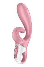 Смарт вібратор-кролик Satisfyer Hug Me Pink, 2 мотори, діаметр 4,2см, широка кліторальна частина - Зображення 2