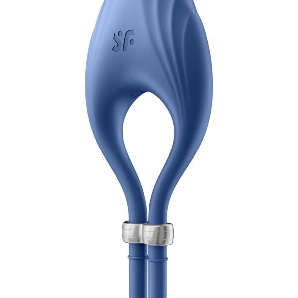 Ерекційне віброкільце-ласо Satisfyer Duelist Blue, 10 режимів, потужний мотор