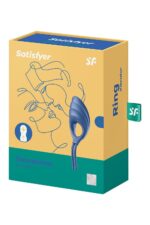 Ерекційне віброкільце-ласо Satisfyer Swordsman Blue, міцна фіксація, 10 режимів, потужний мотор - Зображення 7