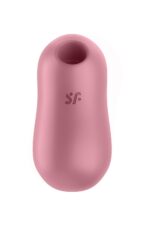 Вакуумний стимулятор із вібрацією Satisfyer Cotton Candy Light Red - Зображення 3