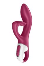 Вібратор-кролик із потрійним відростком Satisfyer Embrace me Berry, 2 мотори, діаметр 3,6 см - Зображення 8