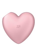Вакуумний стимулятор-серце з вібрацією Satisfyer Cutie Heart Light Red - Зображення 4