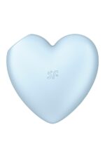 Вакуумний стимулятор-серце з вібрацією Satisfyer Cutie Heart Blue - Зображення 4