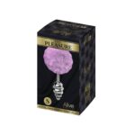 Металева анальна пробка Кролячий хвостик Alive Fluffy Twist Plug S Purple, діаметр 2,9 см - Зображення 2