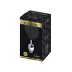 Металева анальна пробка Кролячий хвостик Alive Fluffy Plug S Black, діаметр 2,8 см - Зображення 2