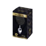 Металева анальна пробка Кролячий хвостик Alive Fluffy Plug M Black, діаметр 3,4 см - Зображення 2