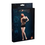 Мінісукня на одне плече Moonlight Model 12 XS-L Black, вертикальна бахрома - Зображення 3