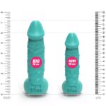 Крафтове мило-член із присоскою Pure Bliss MINI Turquoise, натуральне - Зображення 5