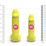 Крафтове мило-член із присоскою Pure Bliss BIG Yellow, натуральне - Зображення 5
