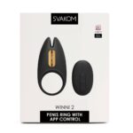 Ерекційне віброкільце Svakom Winni 2, керування зі смартфона, пульт ДК - Зображення 8