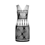 Бодістокінг мінісукня з метеликами Passion BS090 One Size black - Зображення 5