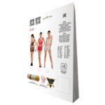 Бодістокінг мінісукня з метеликами Passion BS090 One Size white - Зображення 7